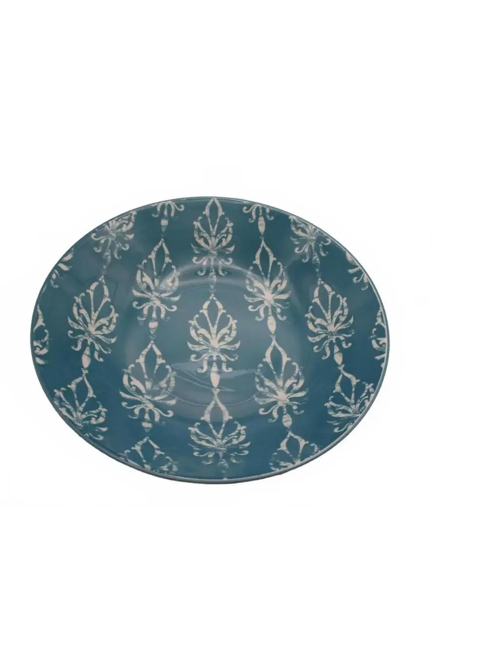 Certified International Geoff Tygret Blue White Porcelain Serving Bowl 9